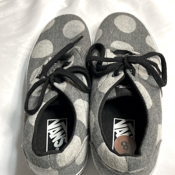 Grey Polka dot Vans - Picture 1 of 5